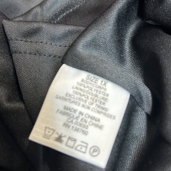 In Every Story Crossover Top Red Poppy Floral Lined Maxi Dress Size 1X - Picture 6 of 6